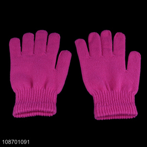 Top quality full fingered <em>gloves</em> women <em>winter</em> knitted <em>gloves</em> for sale