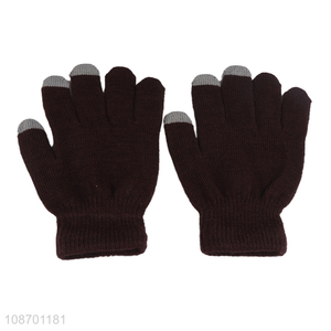 China products <em>winter</em> warm <em>gloves</em> touch screen polyester <em>gloves</em> wholesale