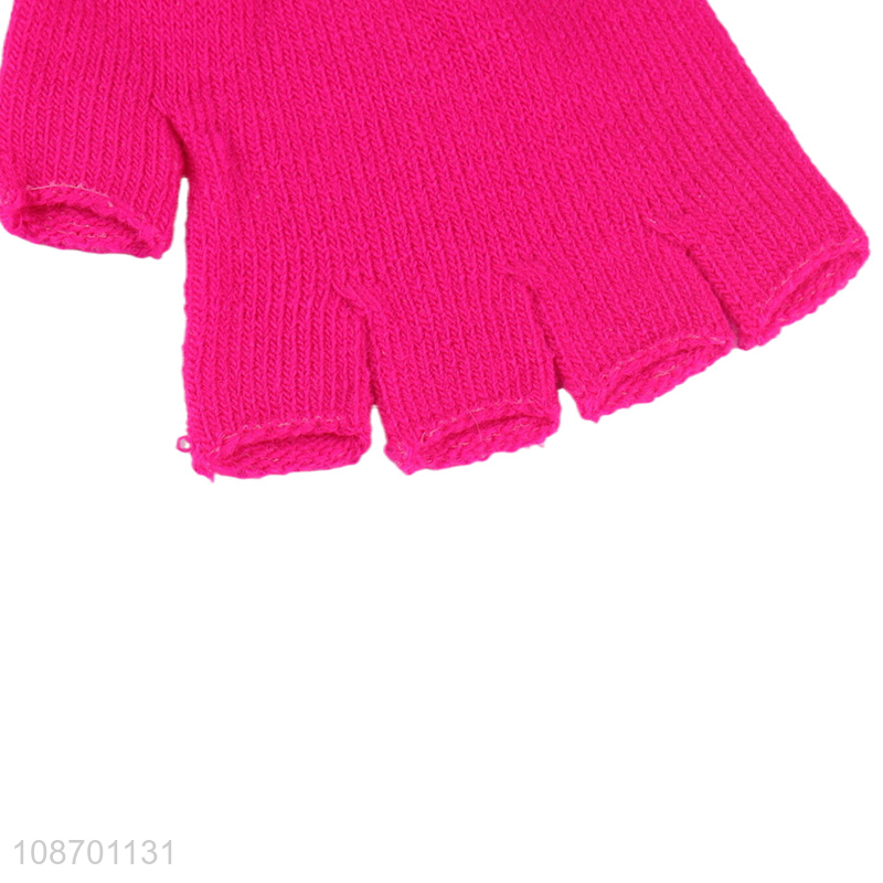 Latest products women winter knitted gloves thickened gloves for sale