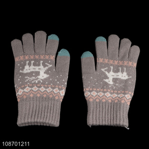 High quality soft warm <em>winter</em> polyester <em>gloves</em> touch screen <em>gloves</em> for sale