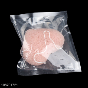 New arrival organic facial cleansing konjac sponge for makeup removal