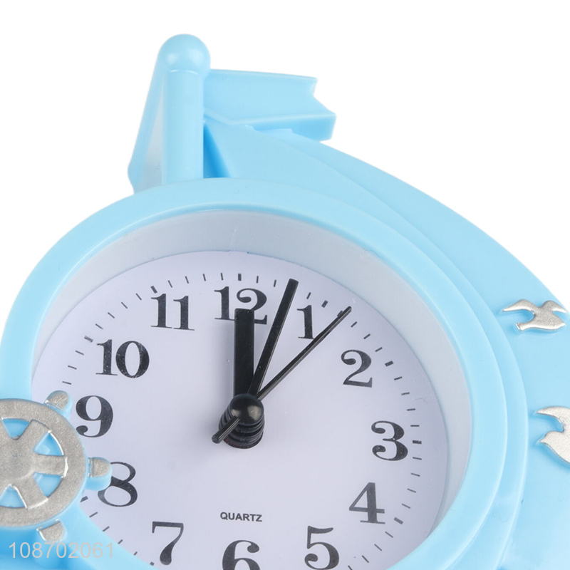 China imports ship shape plastic alarm clock desktop clock