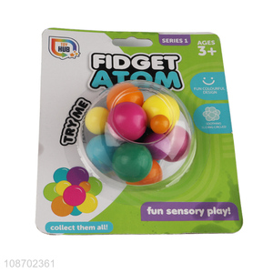 New product fun atomic fidget ball anti-stress sensory toy for kids