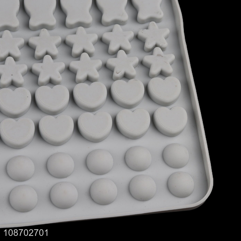 Factory price silicone non-stick mini candy mold chocolate mold for sale