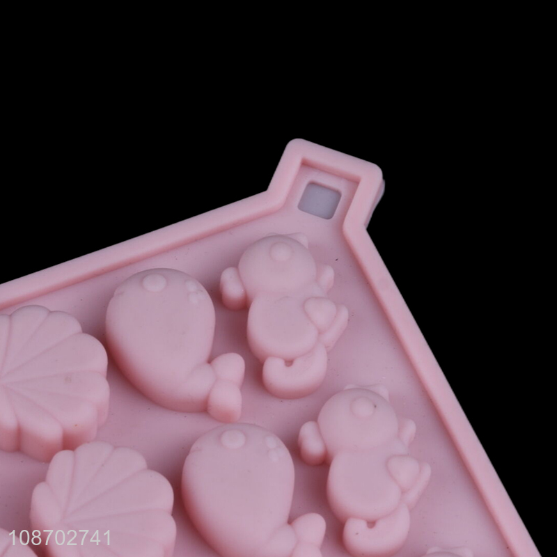 Good selling silicone reusable diy candy chocolate mold jelly mold wholesale