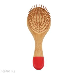 China factory bamboo smooth air bag massage hair comb hair brush for sale