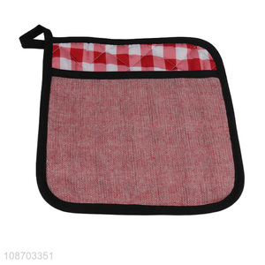 Top sale kitchen polyester pot mat pot holder with pocket