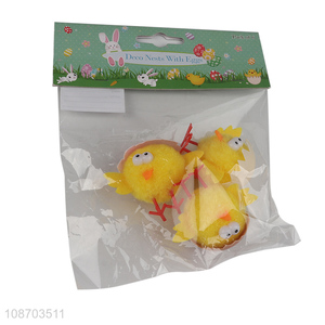 Wholesale cute mini Easter chicks Easter day gifts Easter basket stuffers