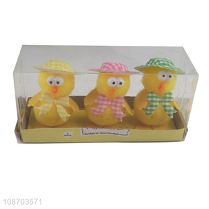 Good quality mini Easter chicks for Easter party home table decoration