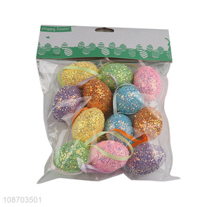 Online wholesale glitter foam Easter eggs Easter party favors Easter gifts