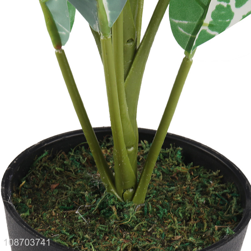 Factory price lifelike artificial plant faux potted plant for farmhouse decor