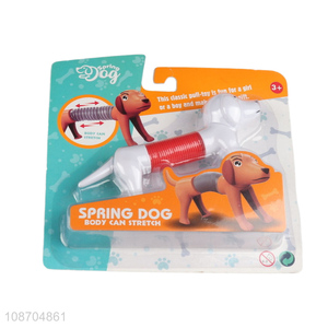 Top sale telescopic spring <em>dog</em> toy stress relief toy wholesale