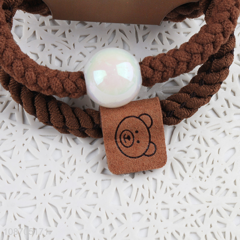 New products women hair bands no damage elastic girls hair ties