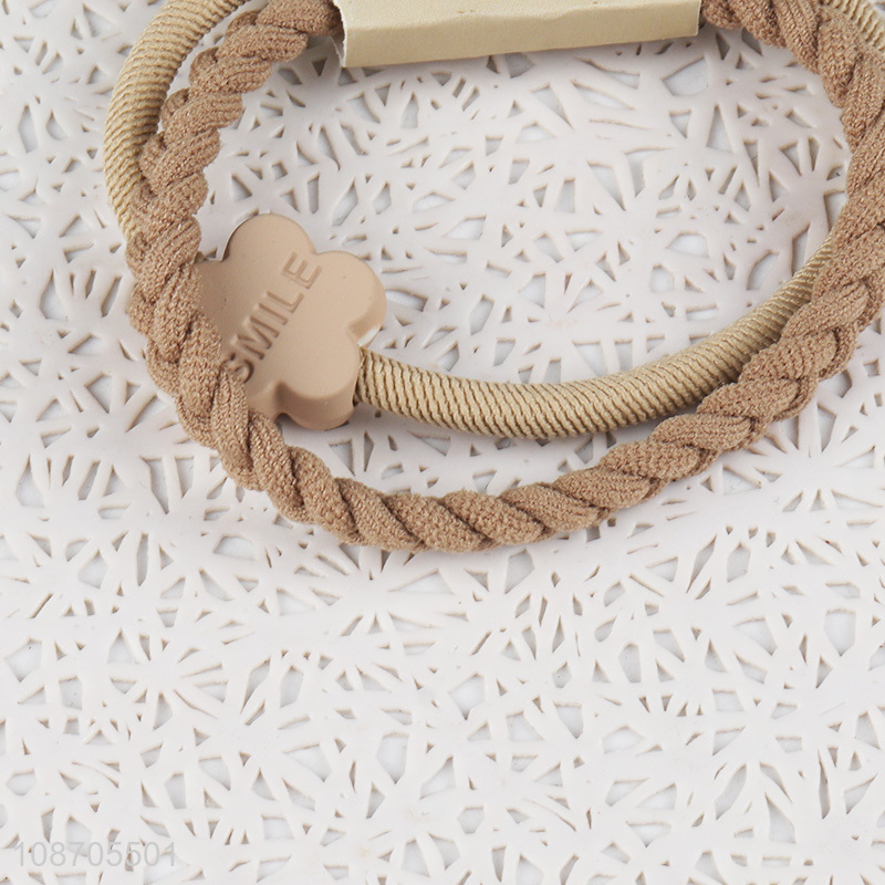 Wholesale no damage high elastic hair bands pony tails hair ties