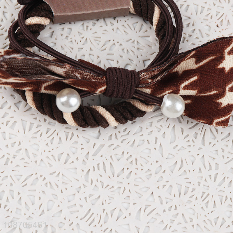 New arrival elastic hair bands hair ties hair rings with charms