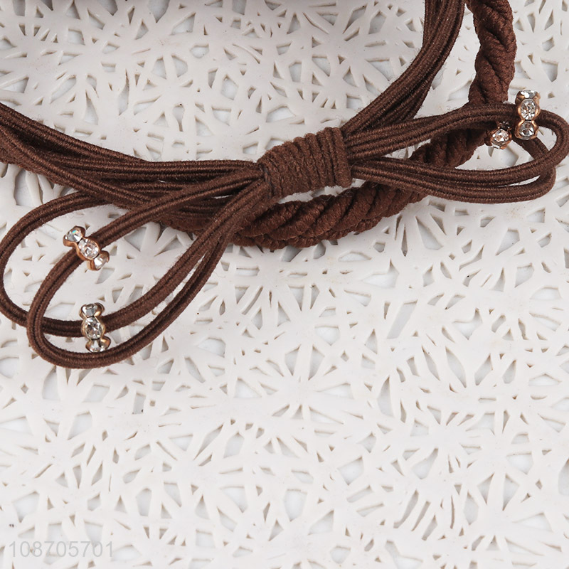 China factory women hair ties elastic hair bands ropes wholesale