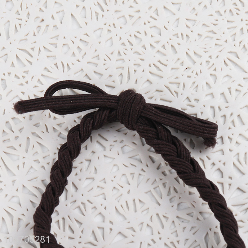 Wholesale elastic hair ropes hair ties ponytail holders for girls
