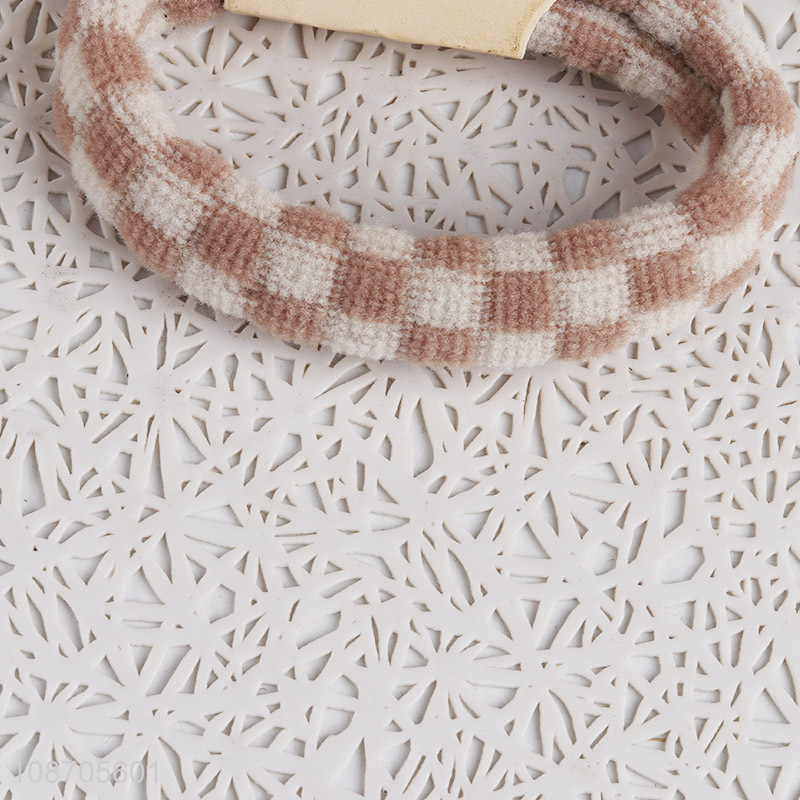 Hot sale women hair bands pony tails hair ties for thick hair