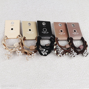 Best selling no damage stretch hair ropes elastic hair bands ties