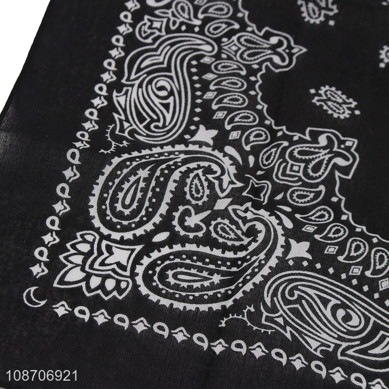 Wholesale paisley pattern cotton bandana headwrap scarf for men  women