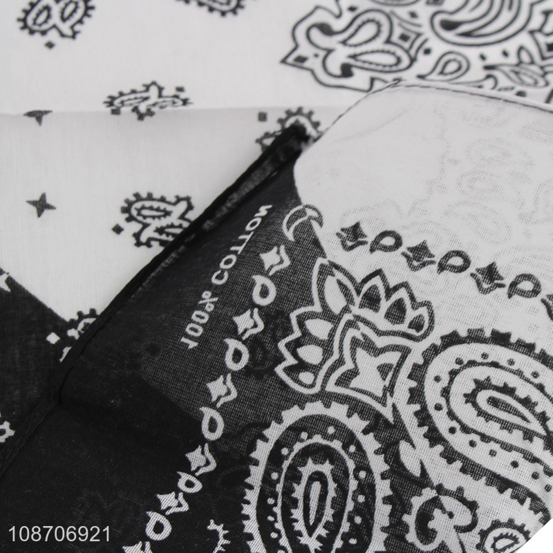 Wholesale paisley pattern cotton bandana headwrap scarf for men  women