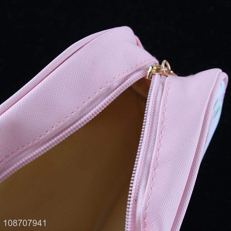 Good sale portable travel home zipper cosmetic bag makeup bag wholesale