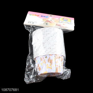 Online wholesale cartoon printed <em>paper</em> disposable cake <em>cup</em> baking <em>cup</em>