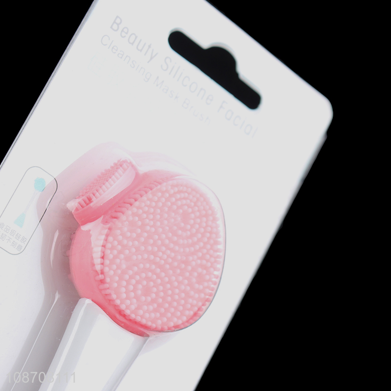 Good price skin care silicone facial cleansing brush mask brush