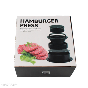 Good selling hamburger mold kitchen hamburger press with wax patty paper