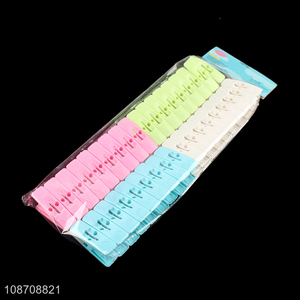 Yiwu market plastic clothing clips clothes pegs for hanging