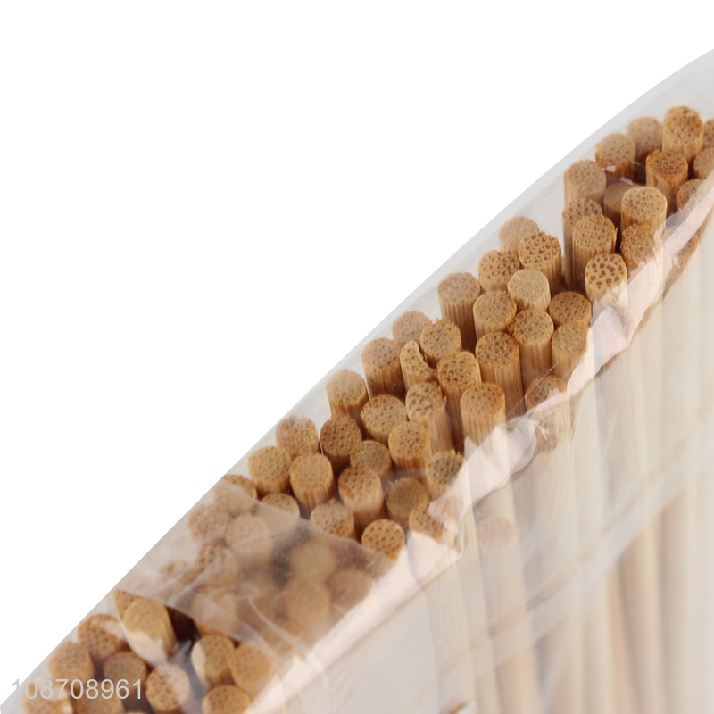 Factory supply natural bamboo skewers for grilling, fruits & appetizers