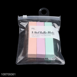 High quality 3pcs eva <em>nail</em> <em>buffer</em> blocks <em>nail</em> files <em>nail</em> art tools