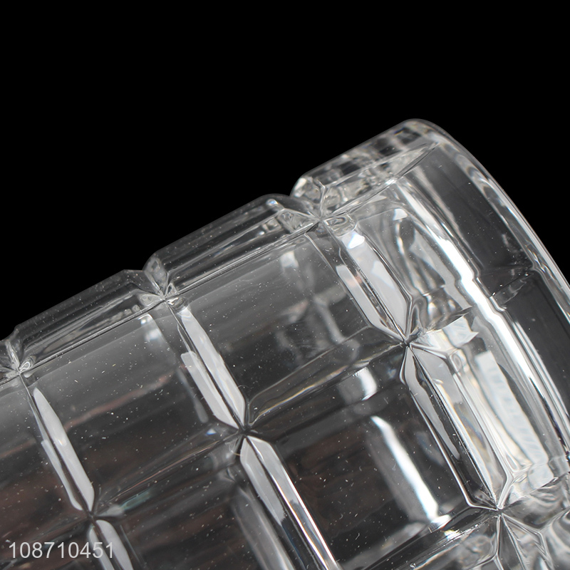 New product 360ml glass tumbler whiskey glasses for bourbon liquor