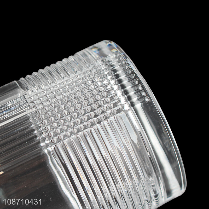 Wholesale 285ml clear glass cup whiskey glasses beer tumbler barware