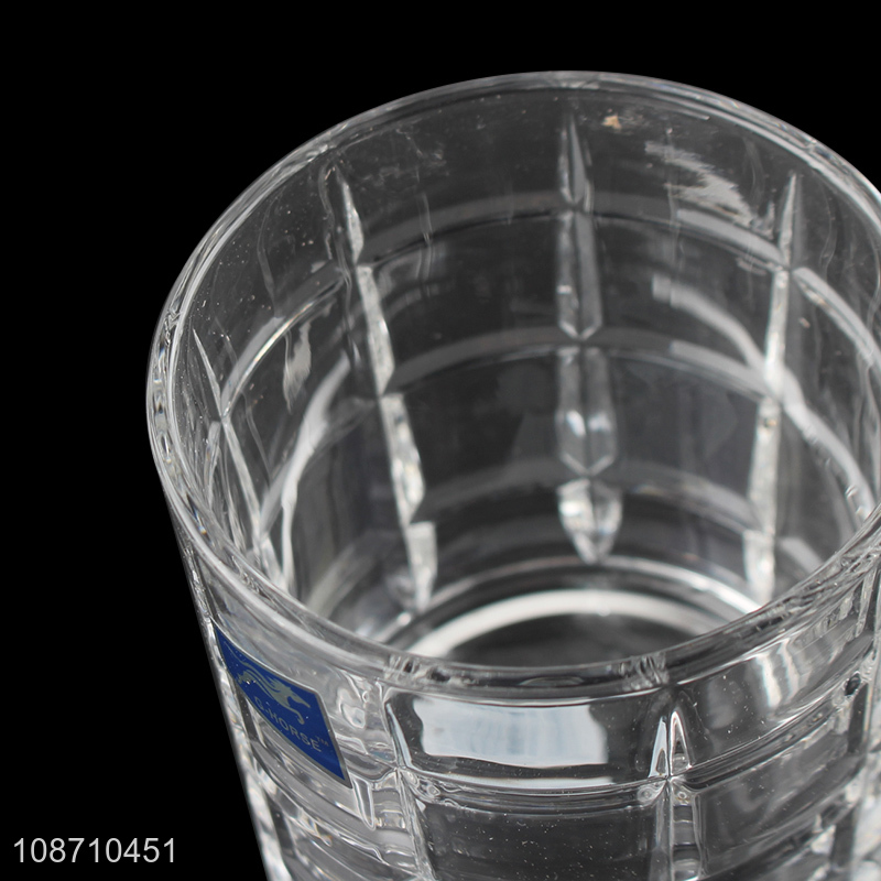New product 360ml glass tumbler whiskey glasses for bourbon liquor