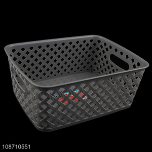 Online wholesale plastic storage basket kitchen office pantry organizer bins
