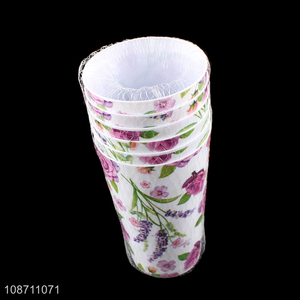 China factory 6pcs flower pattern water cup drinking cup for sale