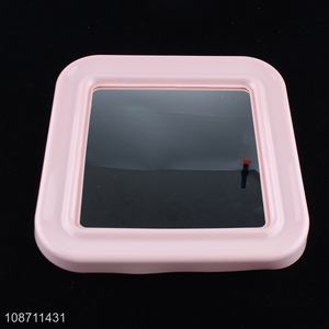 Top sale square plastic wall-mounted makeup mirror cosmetic mirror