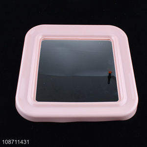 Top sale square plastic wall-mounted makeup <em>mirror</em> <em>cosmetic</em> <em>mirror</em>