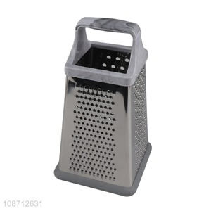 Factory supply 4sides stainless steel kitchen grater vegetable grater