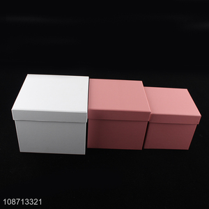 Good price square cardboard flower arrangement box holiday gift box