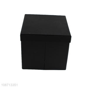 Best quality collapsible drawer gift box cardboard preserved flower box