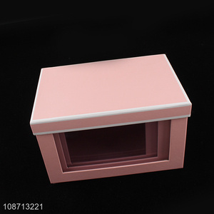 China imports custom preserved flower <em>wrapping</em> gift box with pvc window