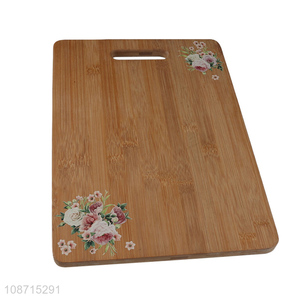 Wholesale floral print bamboo cutting board thickened chopping board