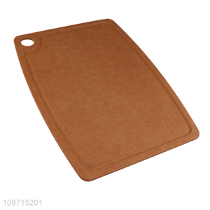 Wholesale natural wood fiber chopping board kitchen food cutting board