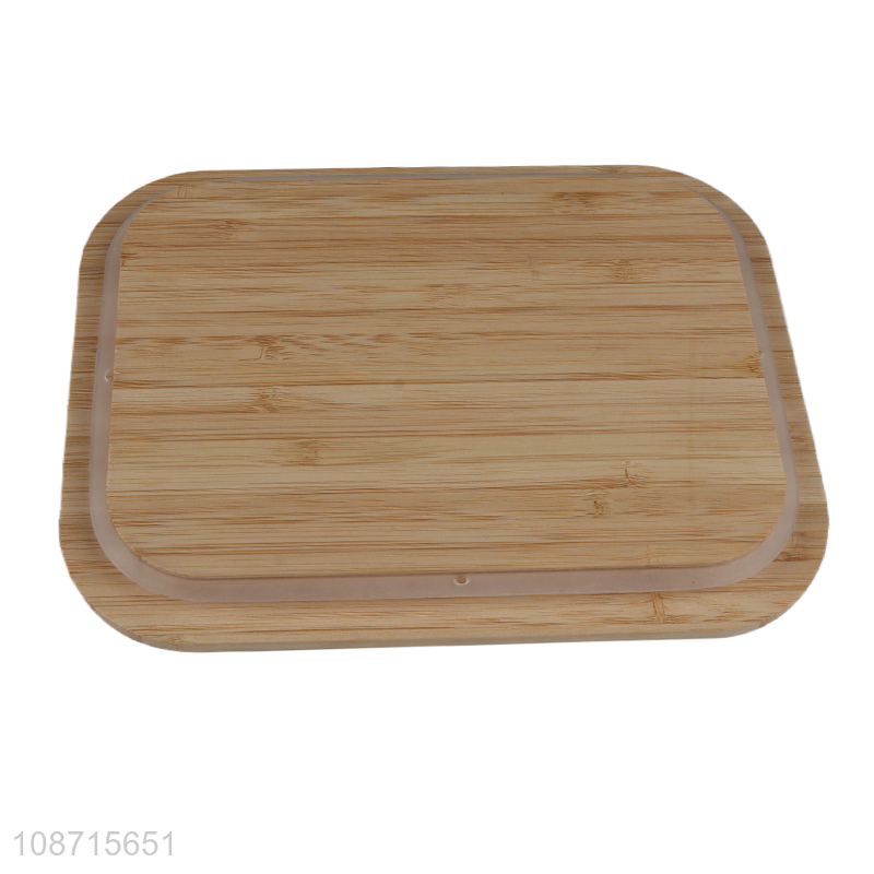 Top sale bamboo lid sealed glass food storage box preservation box wholesale