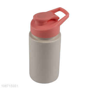 Factory supply portable outdoor eco-friendly water bottle drinking bottle with handle