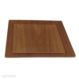 Yiwu market dessert food snack serving <em>plate</em> wooden tray for sale