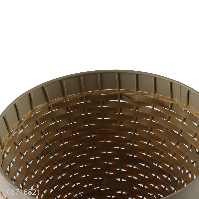 Factory price rattan woven decorative flower pot for indoor outdoor