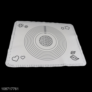 New arrival reusable non-slip silicone baking & pastry mat with measurement